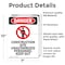 Signmission Safety Culture Sign, 7 in Width, Vinyl Decal, Rectangle OS-2PACK-DS-D-710-V-1101 - alternate 4